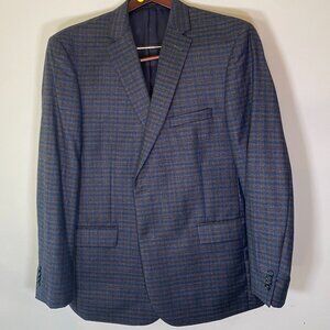 Jos a. Bank Reserve Blue/Black Checkered Blazer